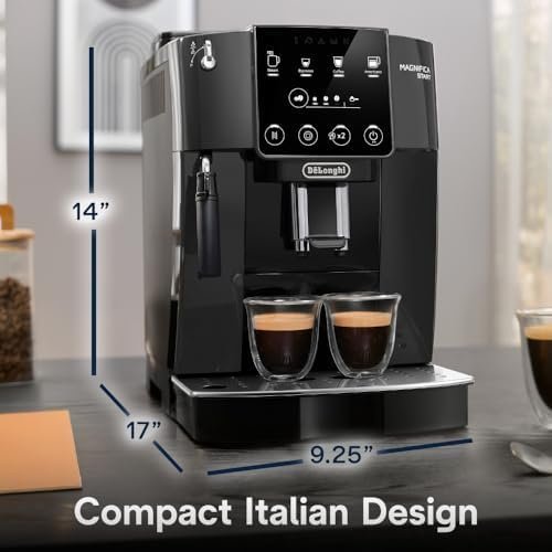 De’Longhi Magnifica Start Automatic Espresso Machine with Manual Milk Frother & Built in Grinder – 3 One-Touch Recipes, Easy-to-Clean, Home Barista Coffee Maker for Lattes, Cappuccino, Iced Coffee - Image 6
