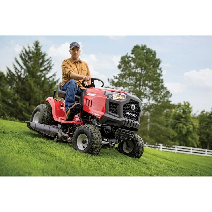 Troy-Bilt Bronco 42″ Riding Lawn Mower - Image 2