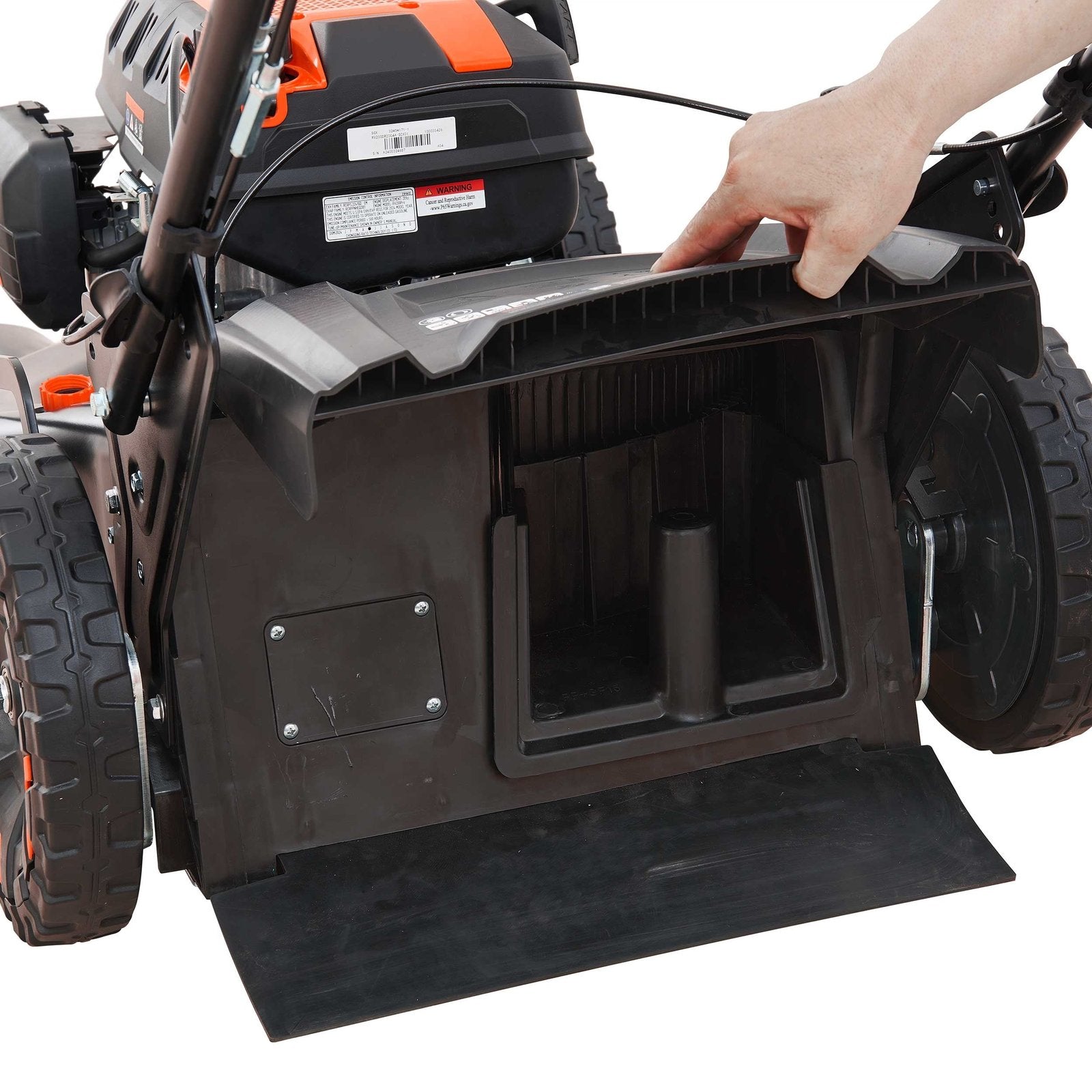 24 in. 201 cc SELECT PACE 6 Speed CVT High Wheel RWD 3-in-1 Gas Walk Behind Self Propelled Lawn Mower W/ Recoil Start - Image 6