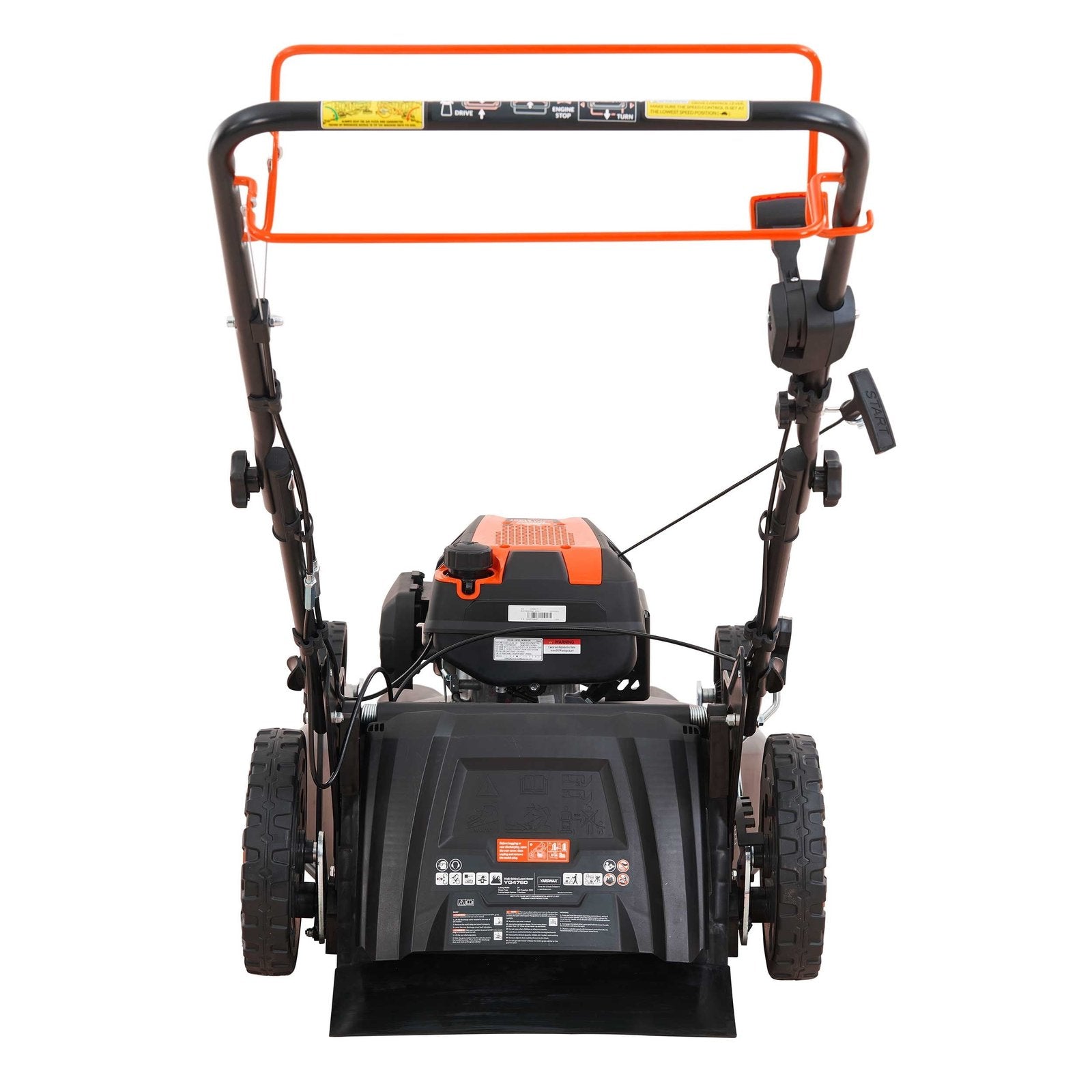 24 in. 201 cc SELECT PACE 6 Speed CVT High Wheel RWD 3-in-1 Gas Walk Behind Self Propelled Lawn Mower W/ Recoil Start - Image 9