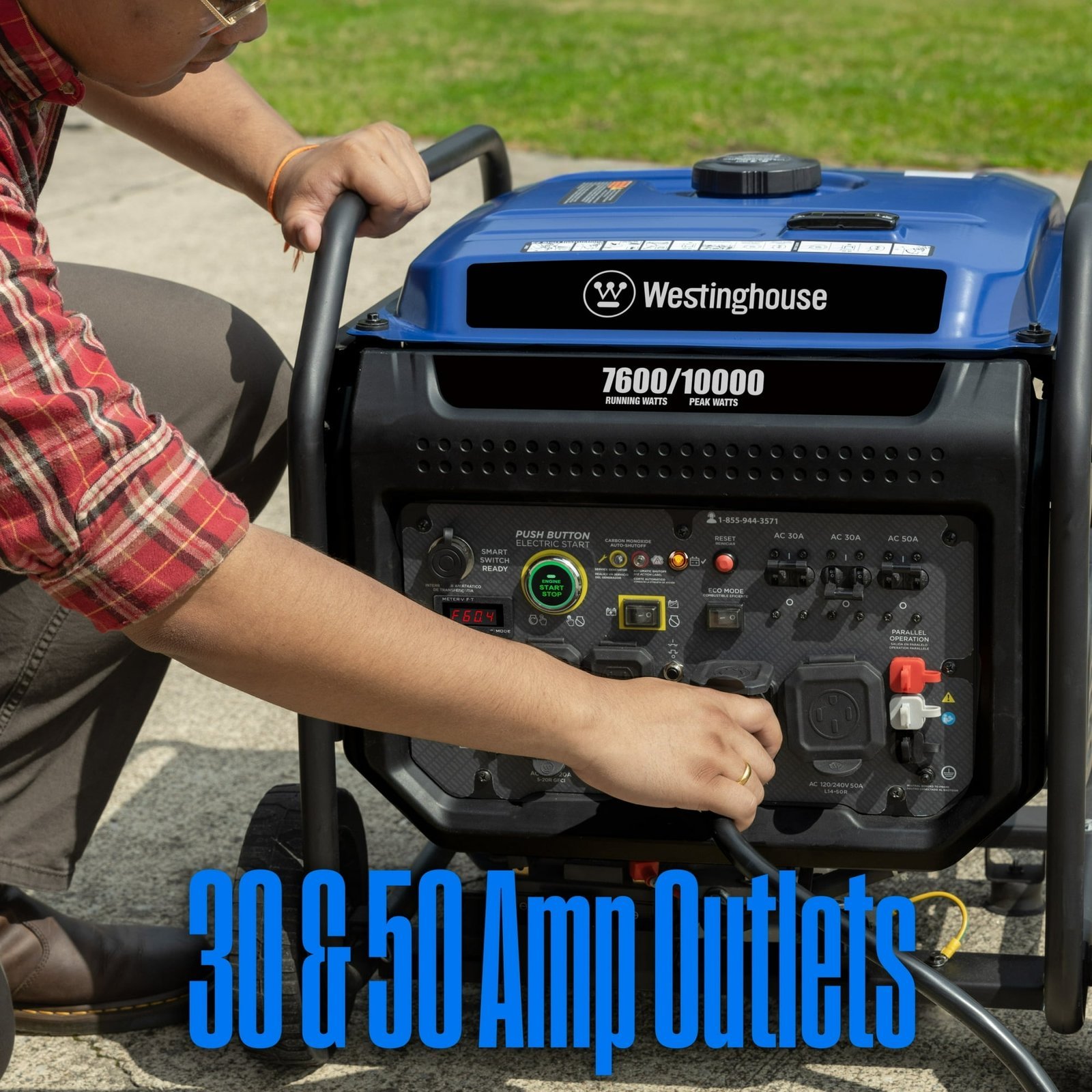 Westinghouse EcoGen10000 10,000-Watt Portable Inverter Generator - Image 2