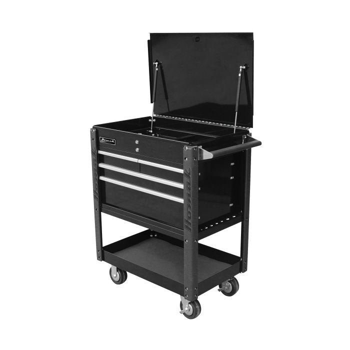 Homak Pro Series 35″ 4 Drawer Flip Top Service Cart