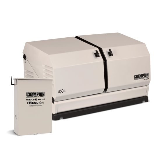 Champion 14-kW aXis Home Standby Generator with 200-Amp Whole House Switch (CA)