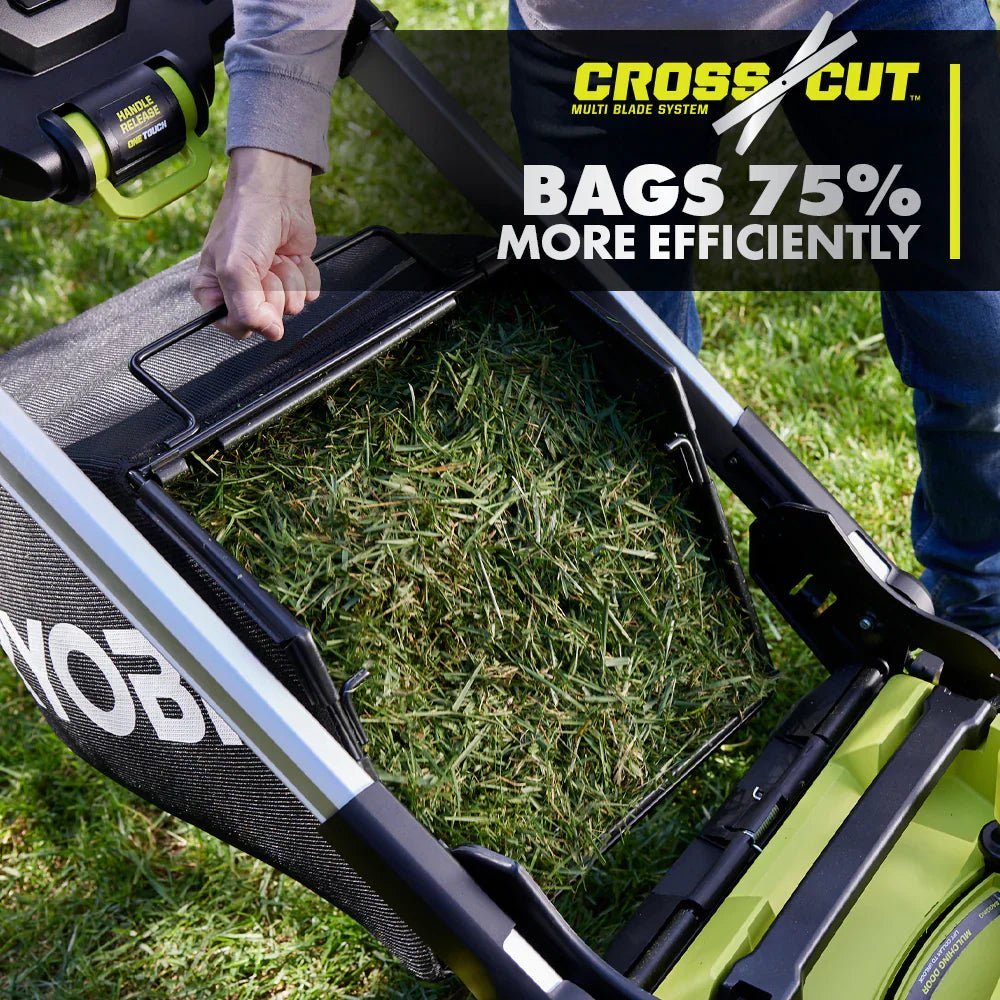 RYOBI 40v Hp brushless 21″ self-propelled AWD dual-blade mower kit - Image 9