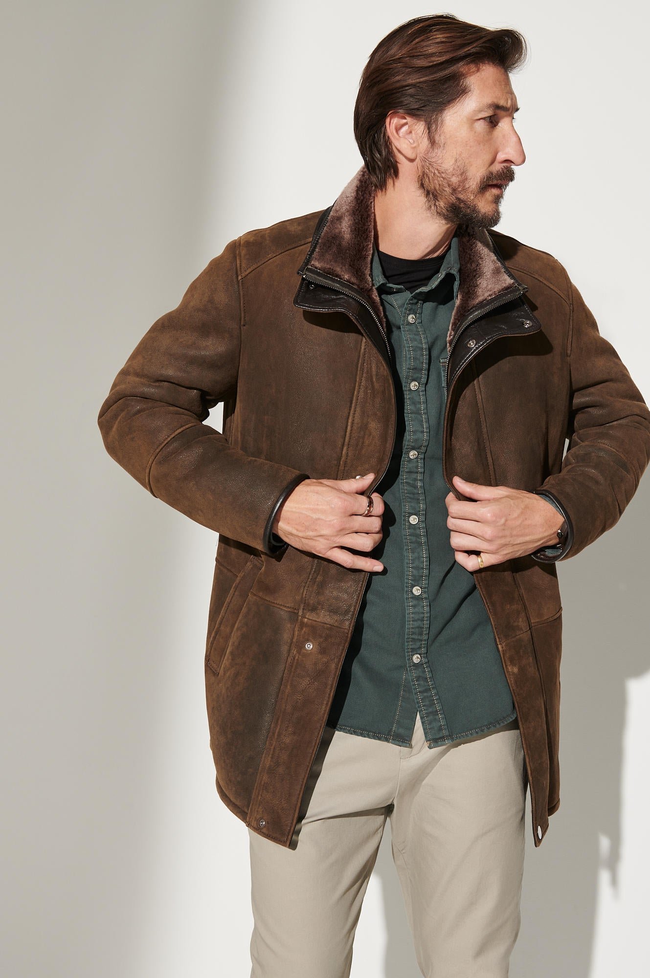 Lucas Sheepskin Coat - Image 17