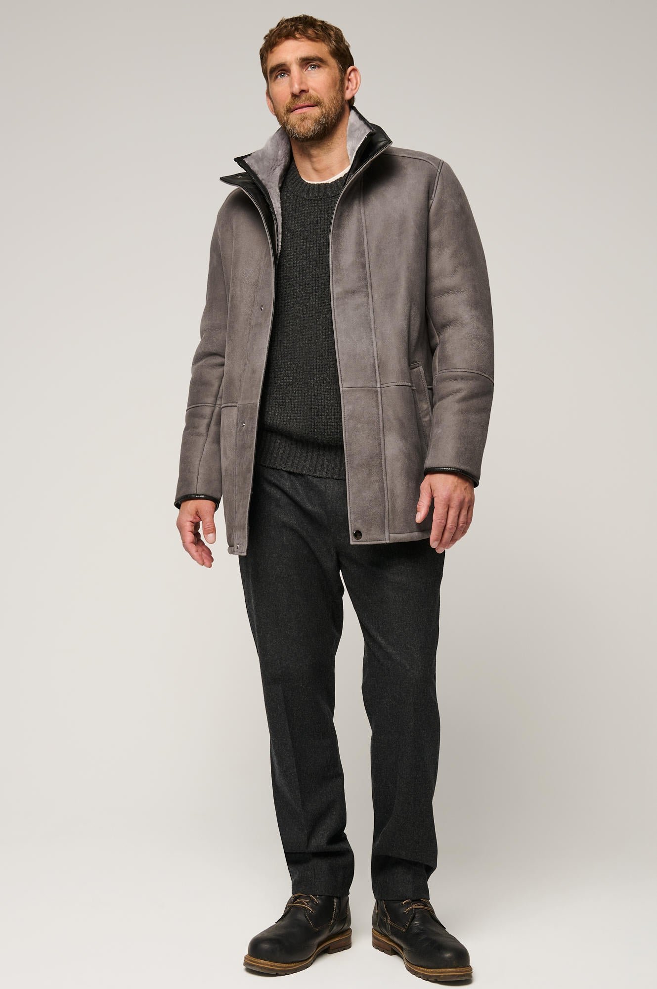 Lucas Sheepskin Coat - Image 11