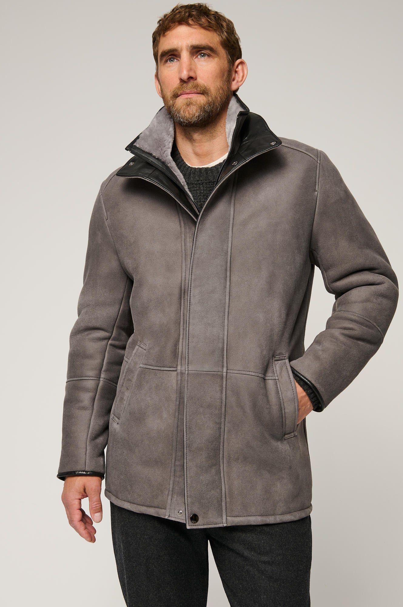 Lucas Sheepskin Coat - Image 12