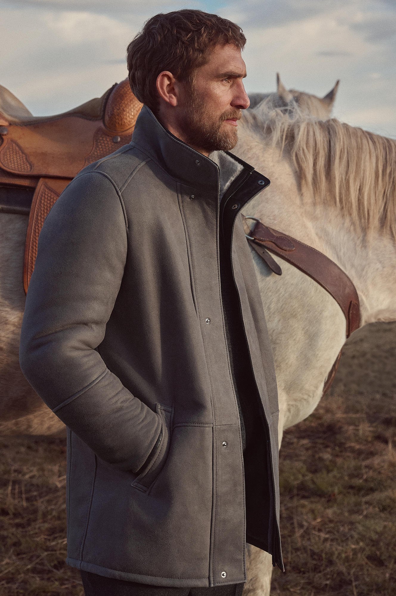 Lucas Sheepskin Coat - Image 15