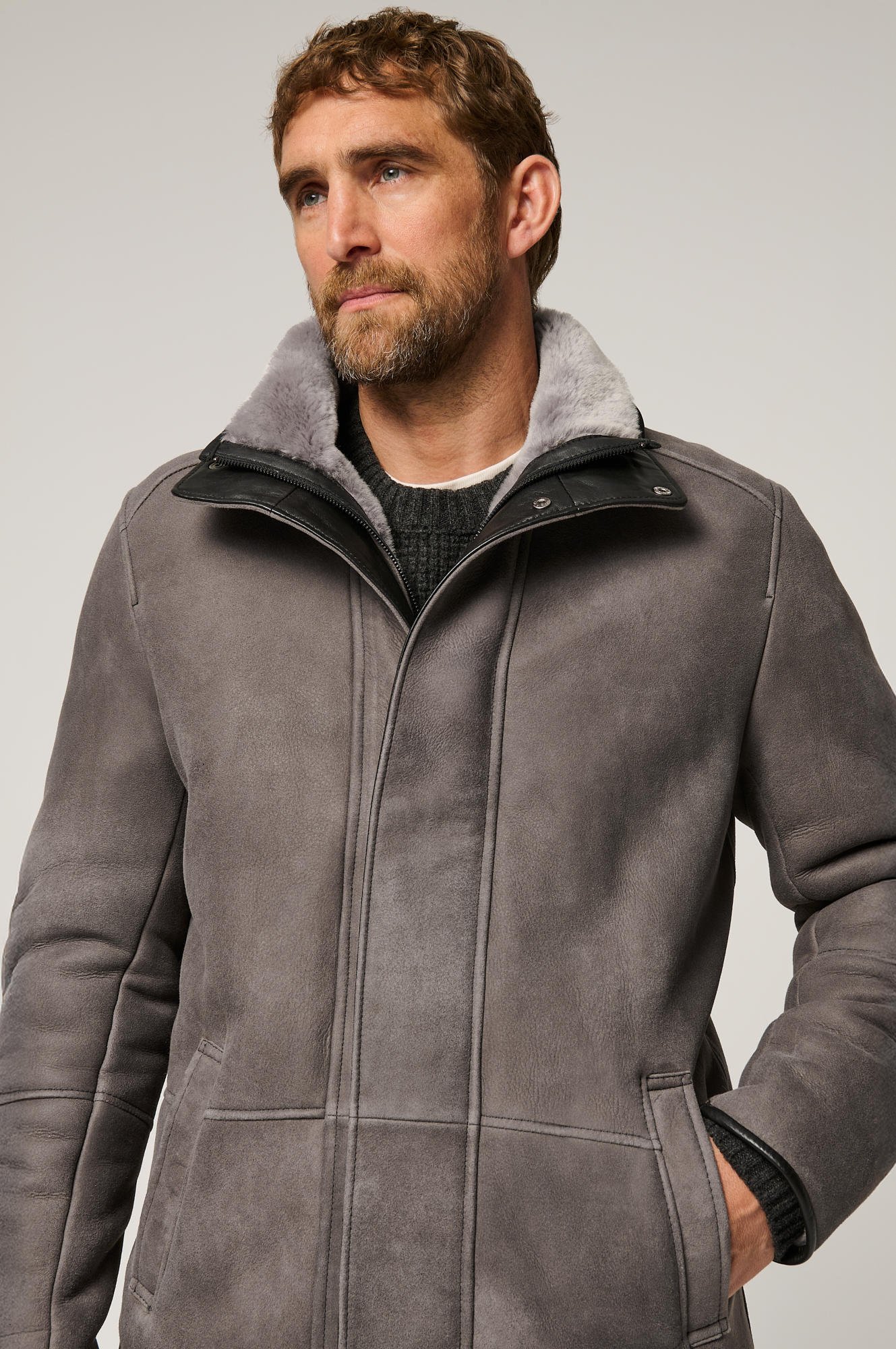 Lucas Sheepskin Coat - Image 16