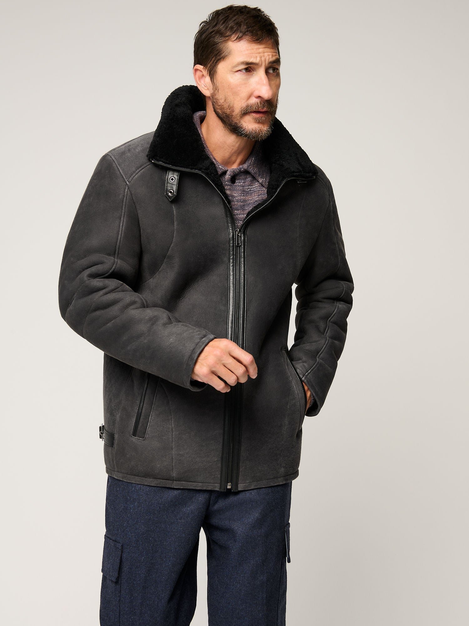Brian Sheepskin Jacket - Image 7