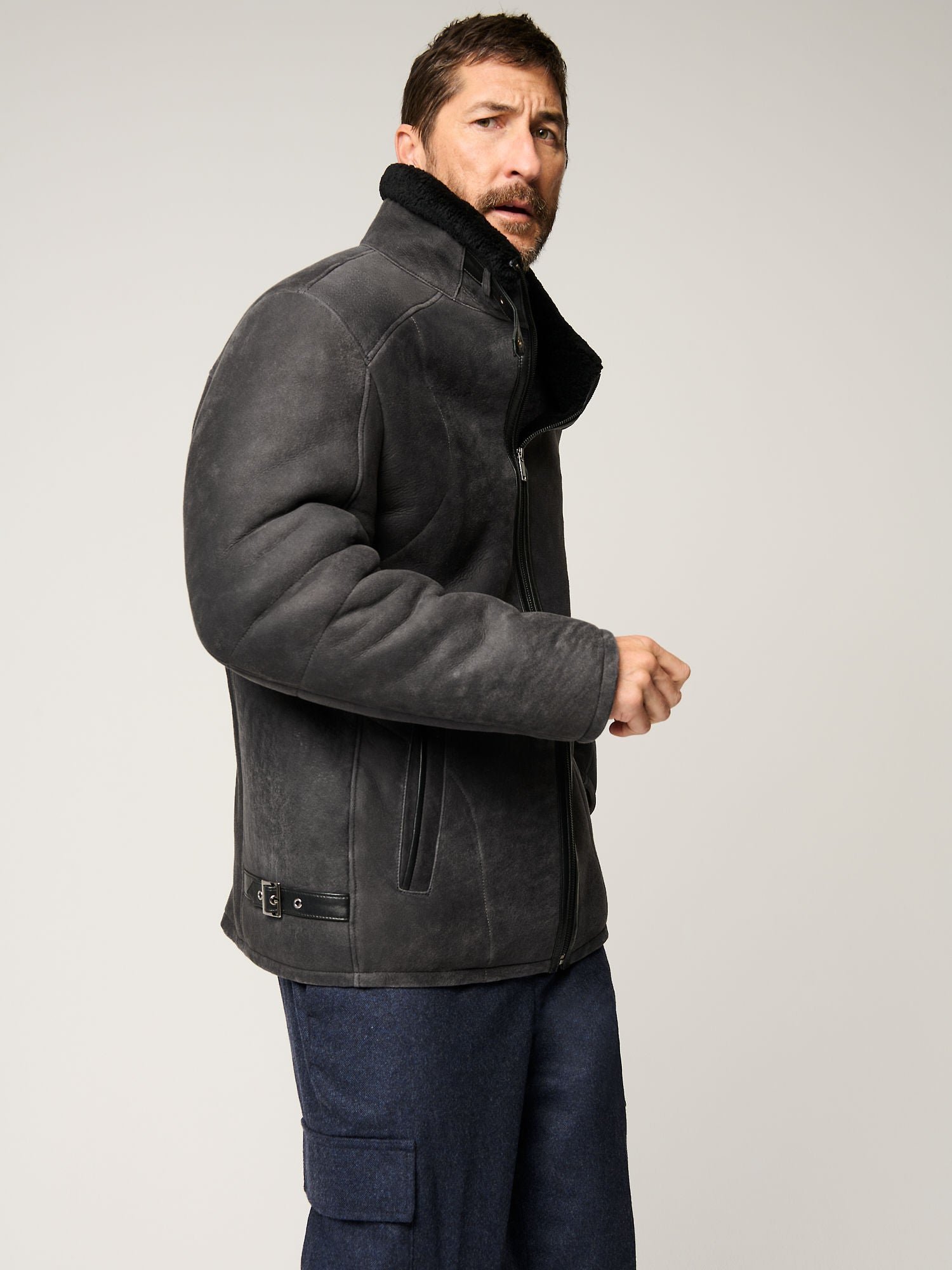 Brian Sheepskin Jacket - Image 5
