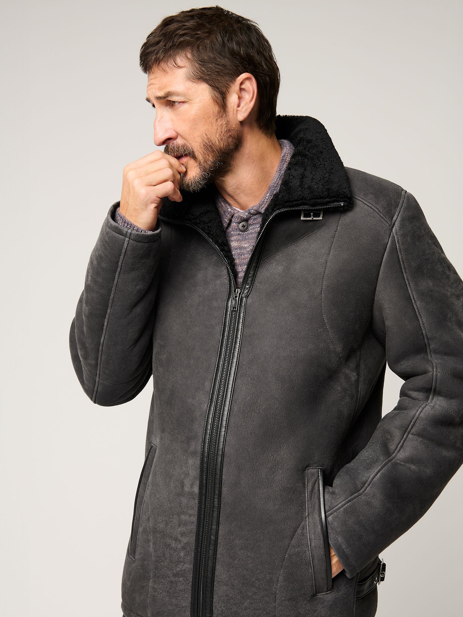 Brian Sheepskin Jacket - Image 8