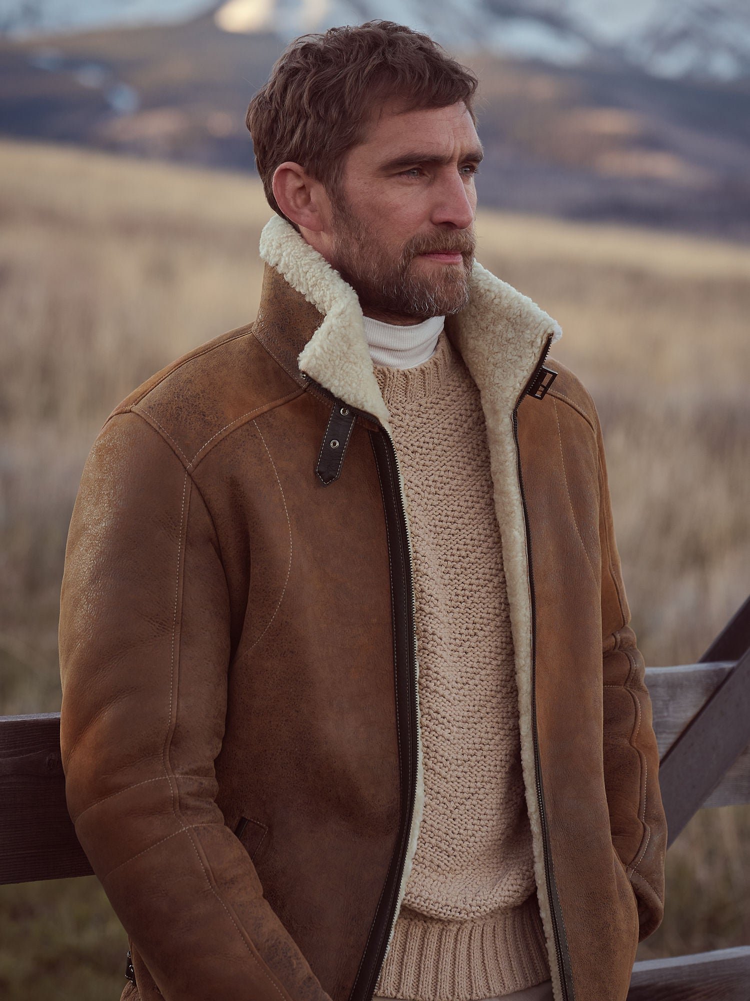 Brian Sheepskin Jacket - Image 5