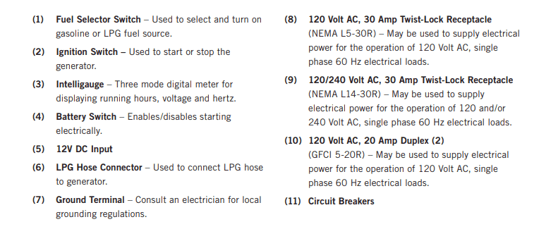 Champion 100155 7000W/9000W Dual Fuel Electric Start Generator Manufacturer RFB - Image 5