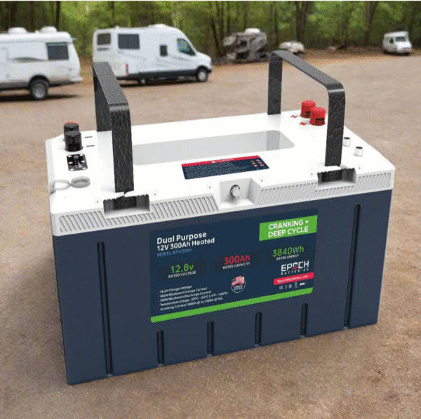 12V 300Ah – Group 8D – Cranking & Deep Cycle Lithium Battery (Dual Purpose) - Image 3