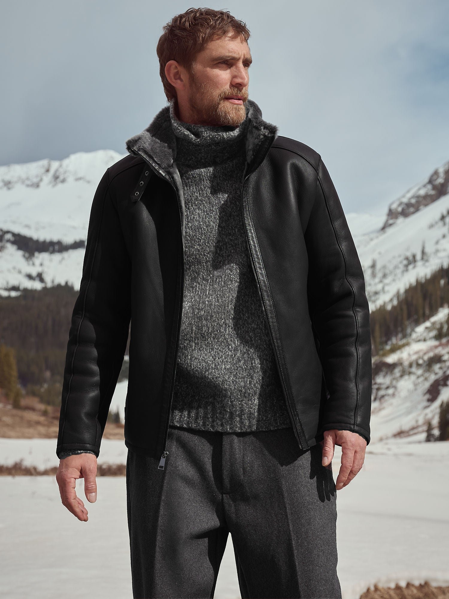 Lance Sheepskin Jacket - Image 2