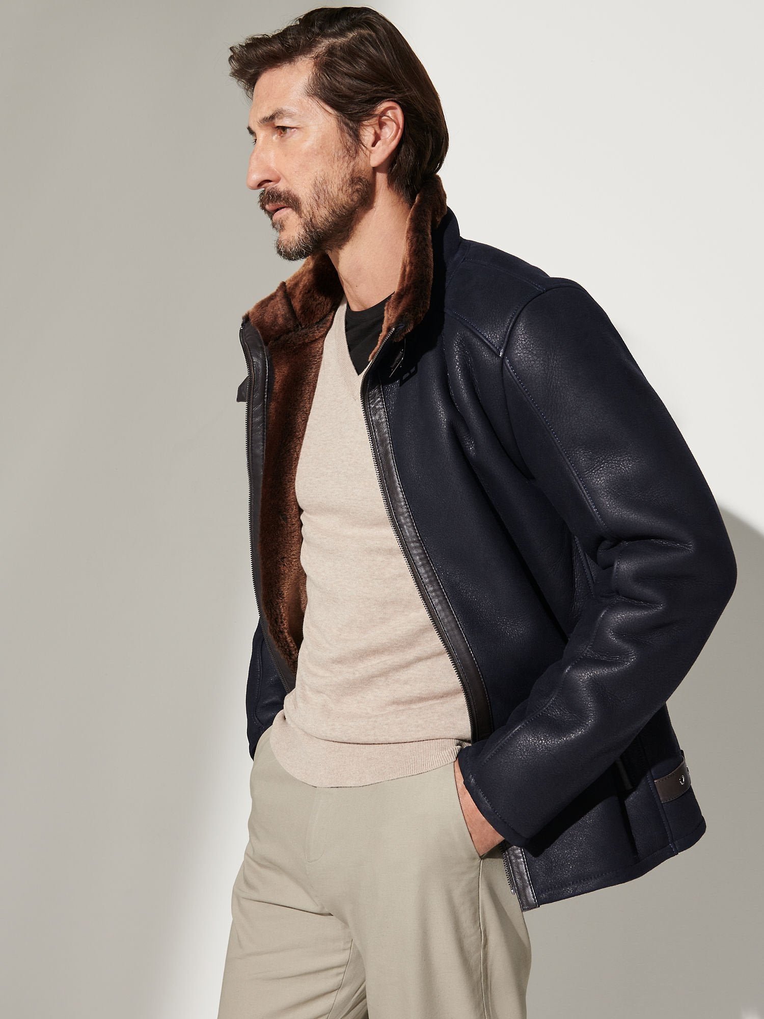 Lance Sheepskin Jacket - Image 5