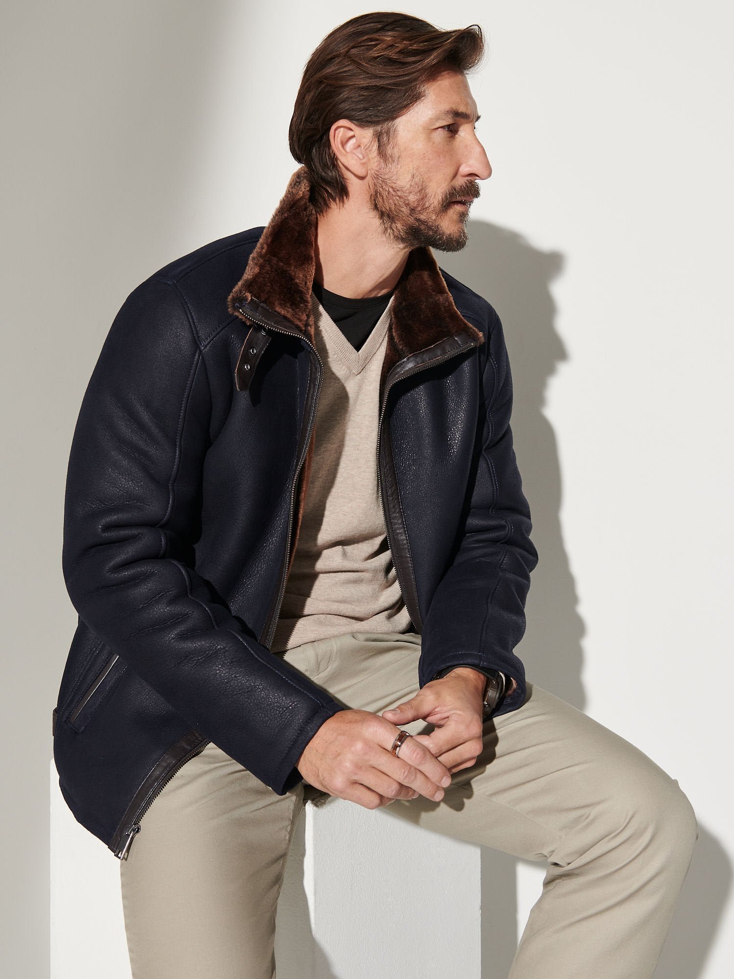 Lance Sheepskin Jacket - Image 4