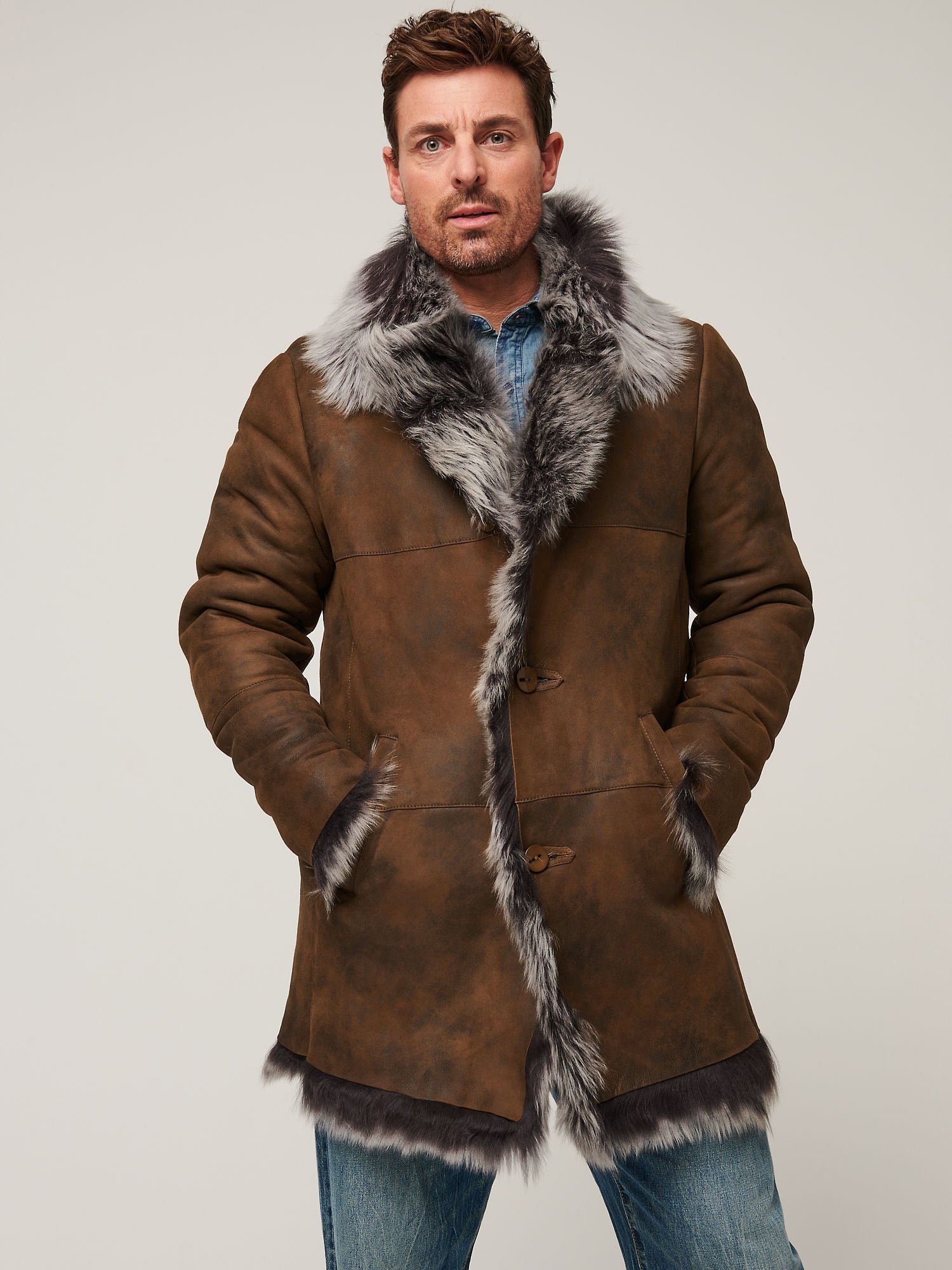Jackson Toscana Sheepskin Coat - Image 3