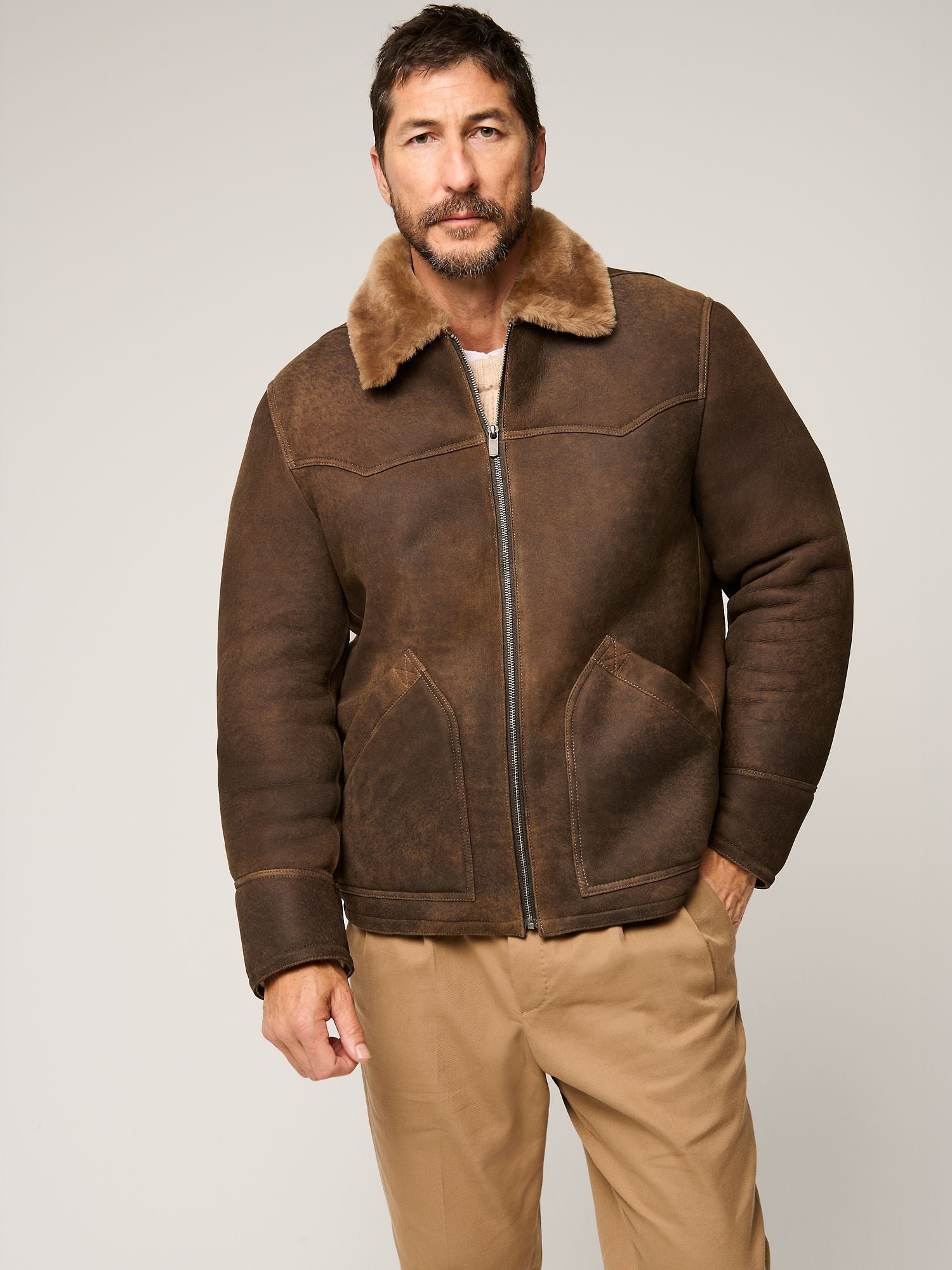 Holt Sheepskin Jacket - Image 4