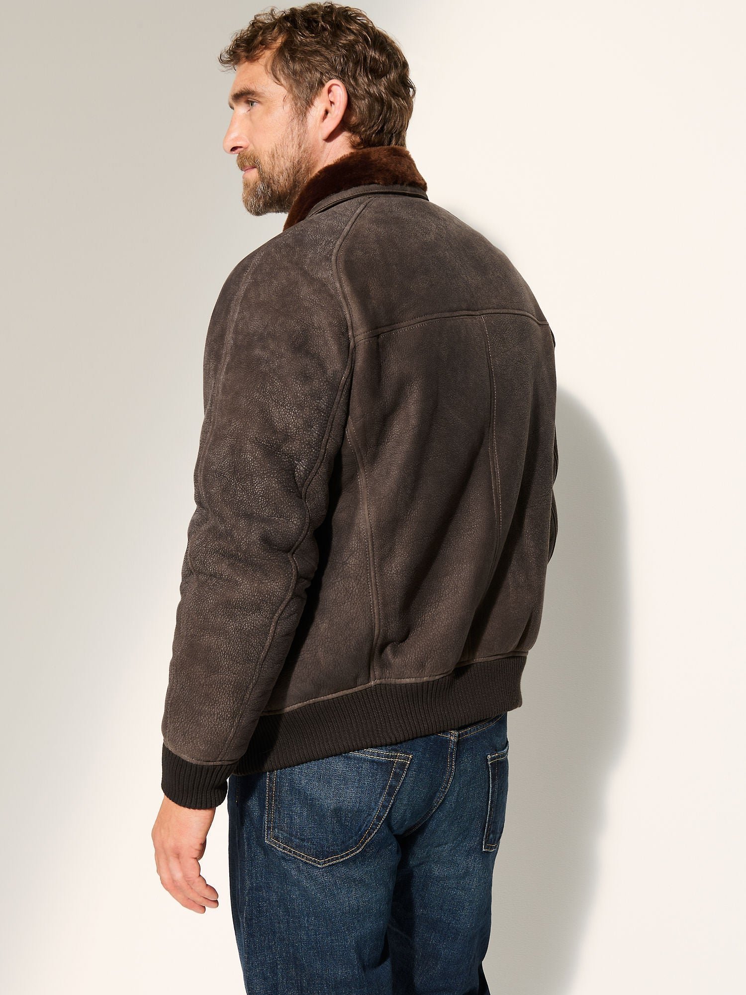 Cyrus Sheepskin Bomber Jacket - Image 2