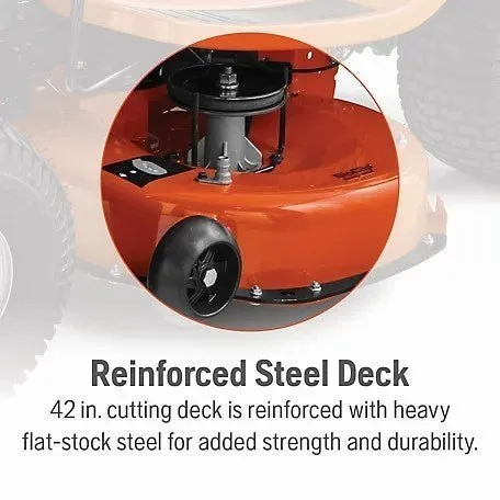Husqvarna YTH1942 42″ Deck 19-HP Riding Lawn Mower - Image 4
