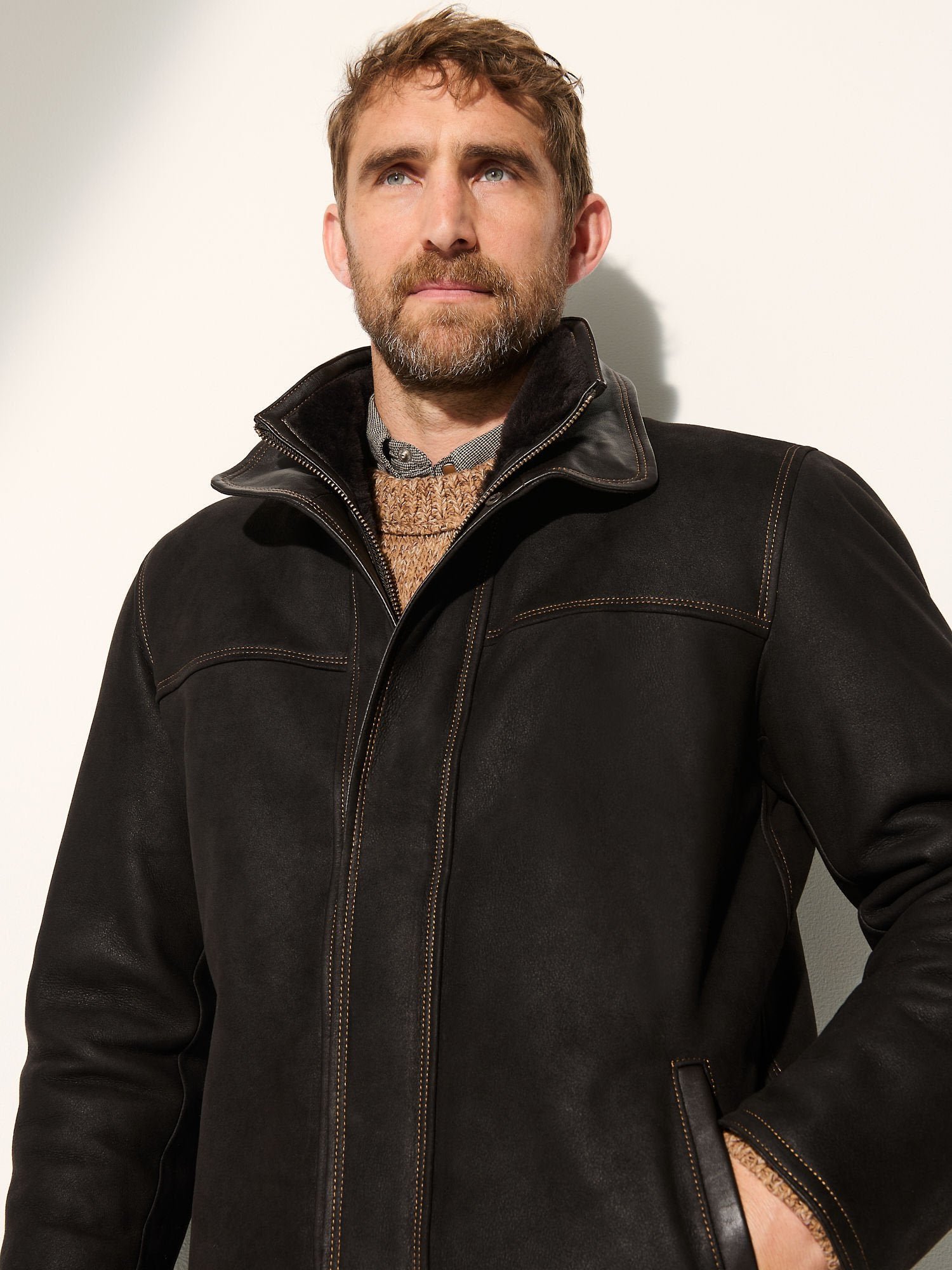 Zack Sheepskin Jacket - Image 7