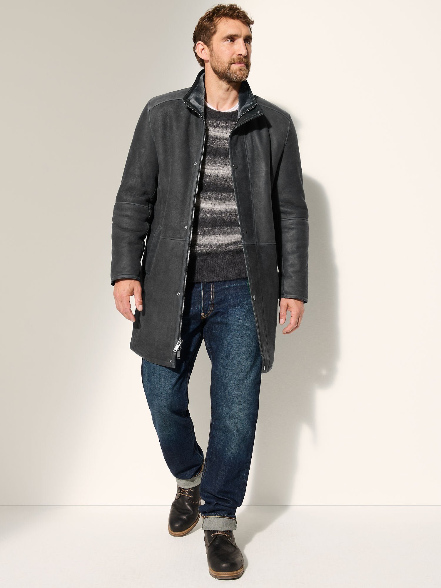 Preston Sheepskin Coat - Image 4