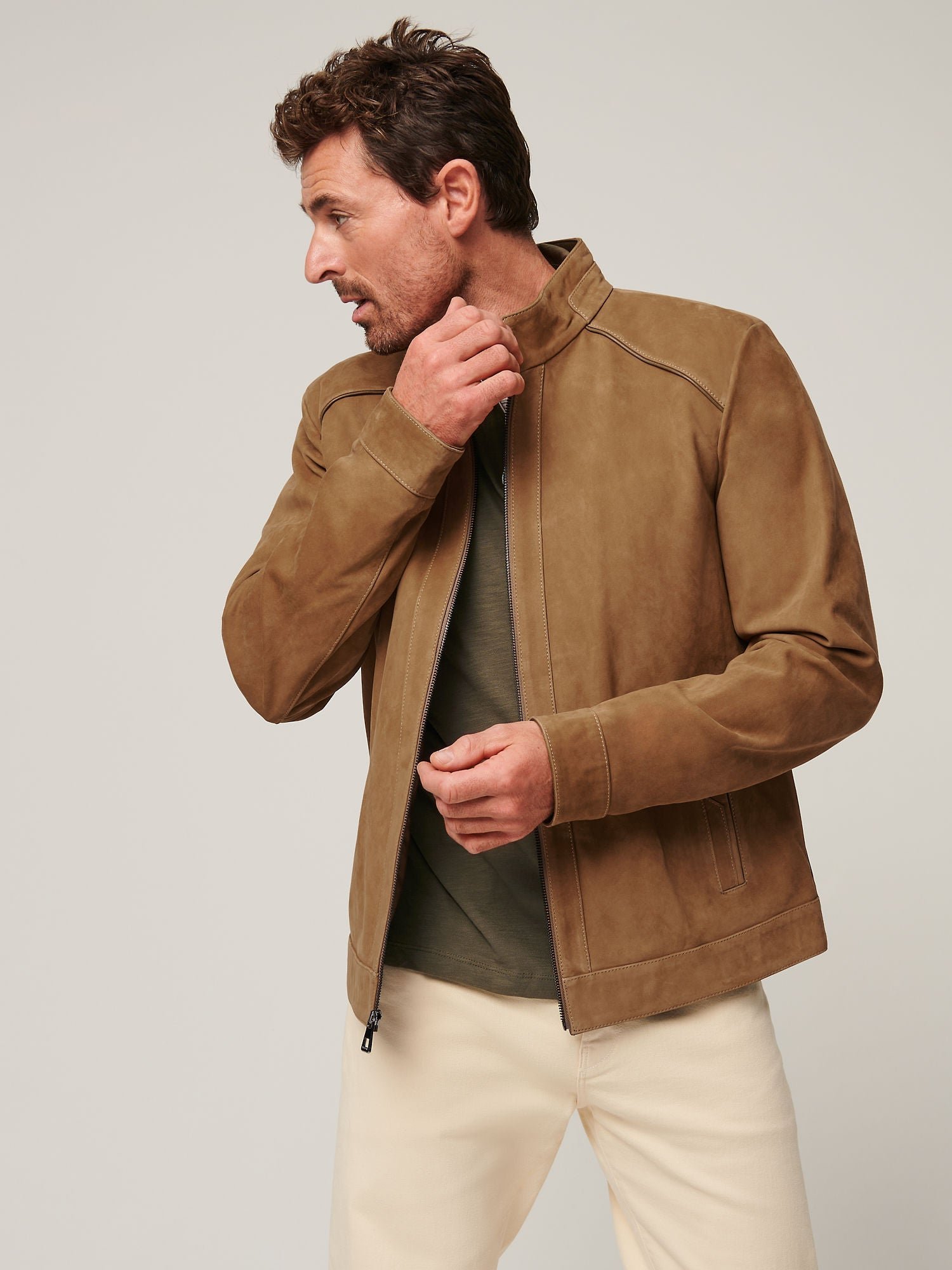 Derrick Leather Jacket - Image 3