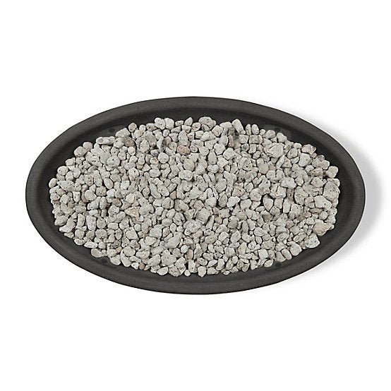 Real Flame 48.25 in. x 28.25 in. Riverside Oval Propane Gas Fire Bowl, Shale