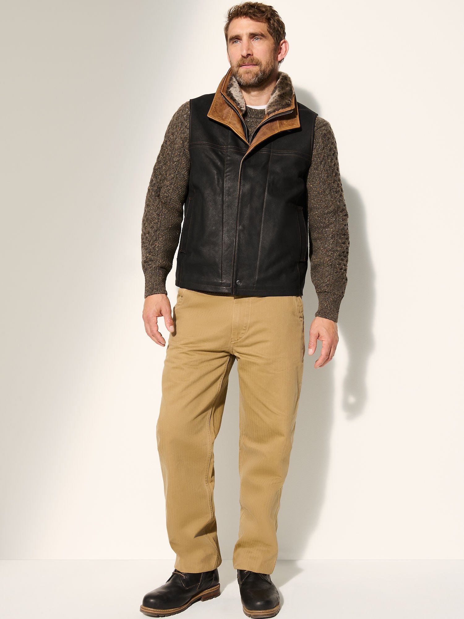 Trekker Leather Vest
