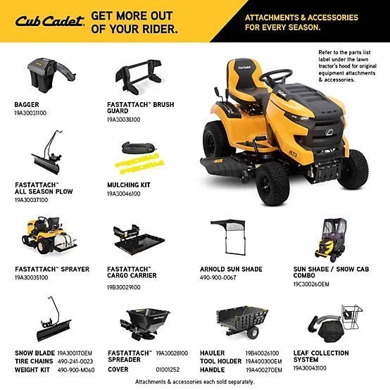 Cub Cadet 42 in. Gas-Powered Intellipower Riding Lawn Mower - Image 9