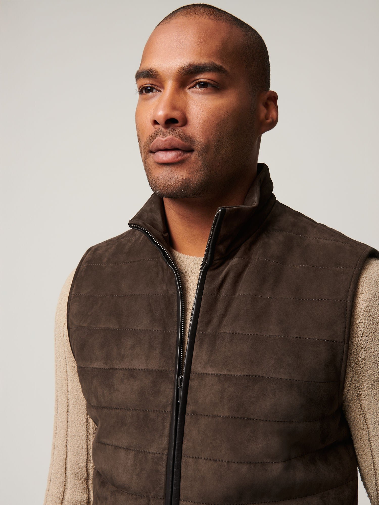 Gavin Suede Leather Vest - Image 4