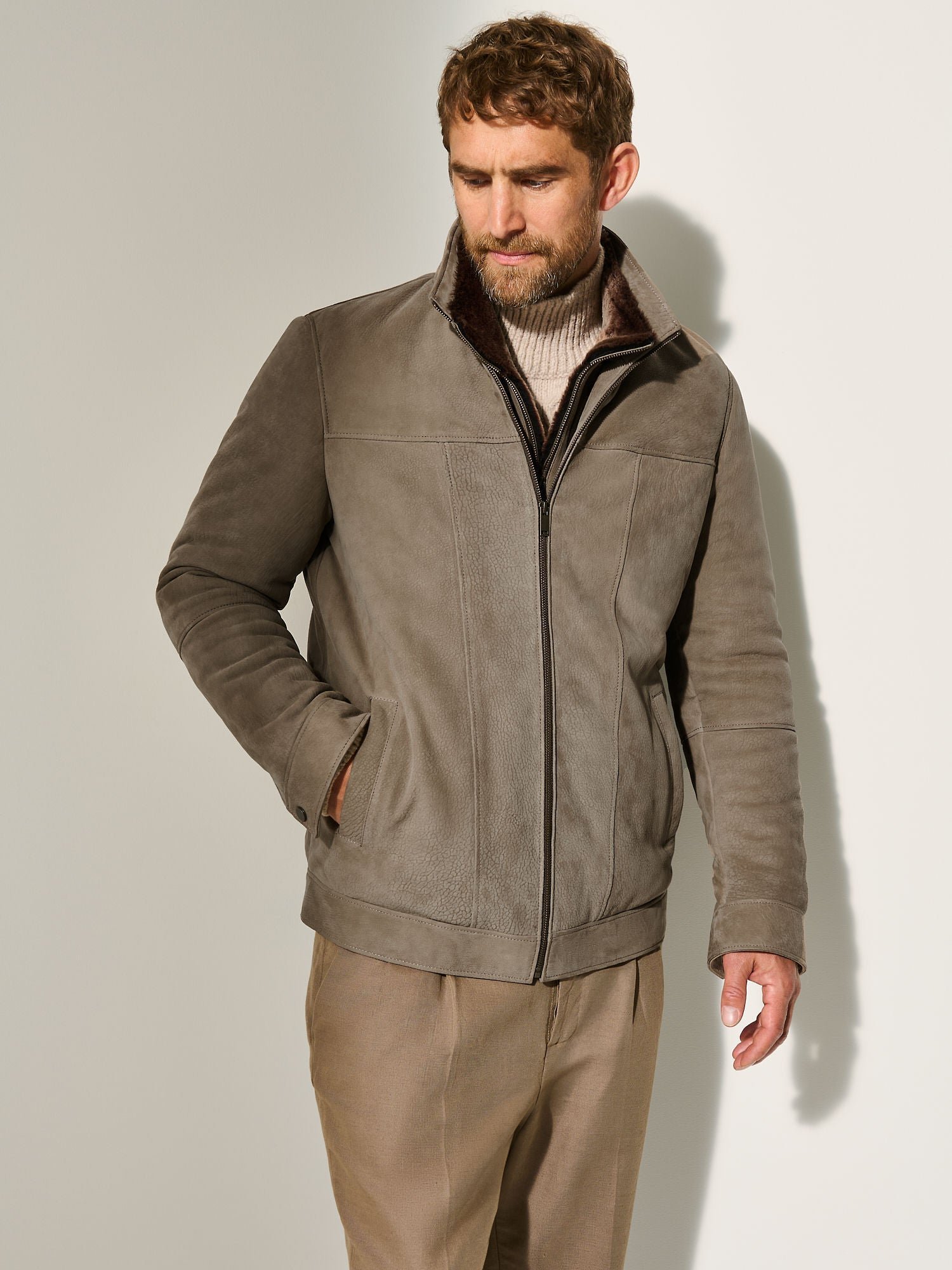 Bruno Buffed Leather Coat - Image 3