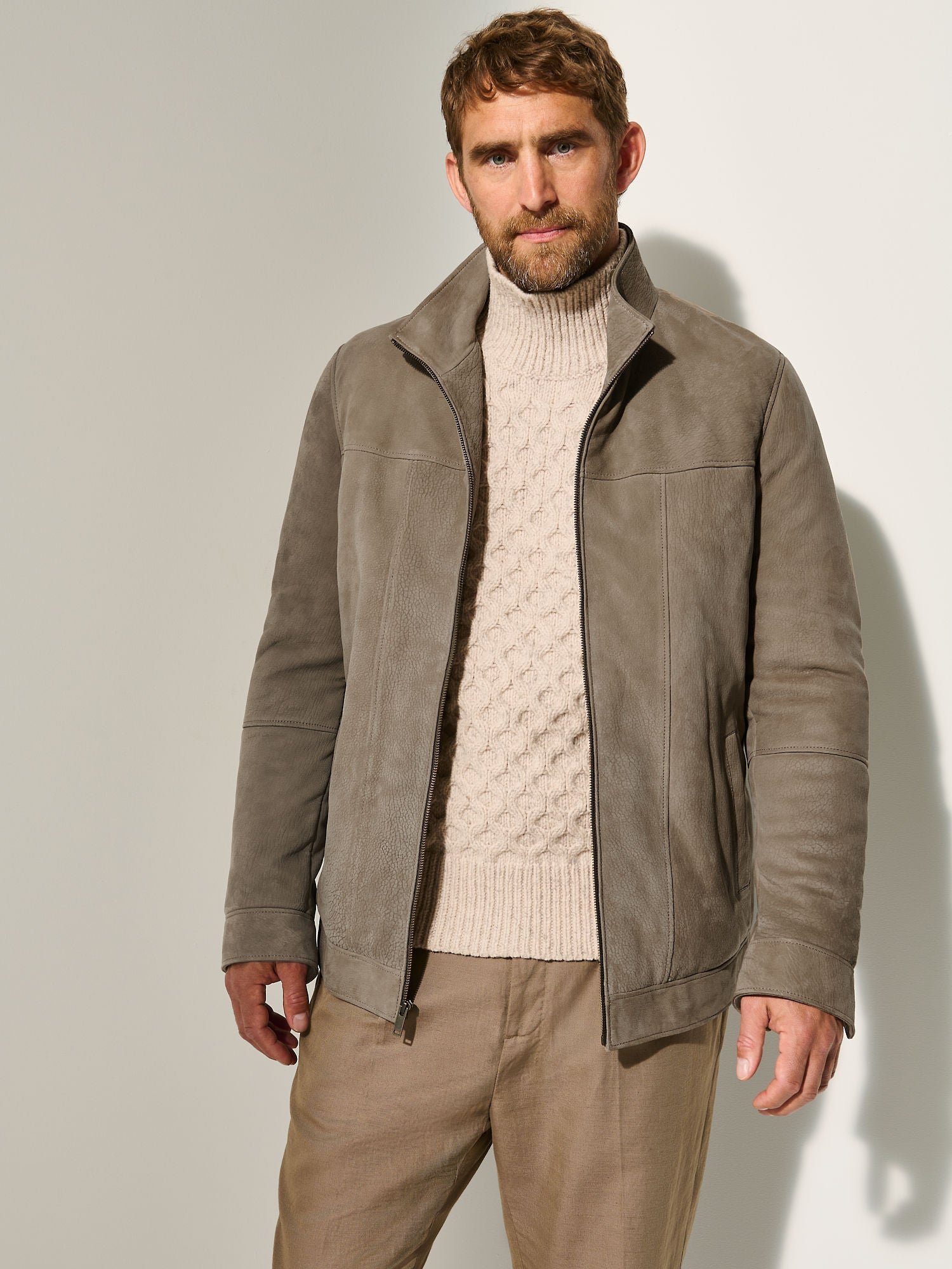 Bruno Buffed Leather Coat - Image 7