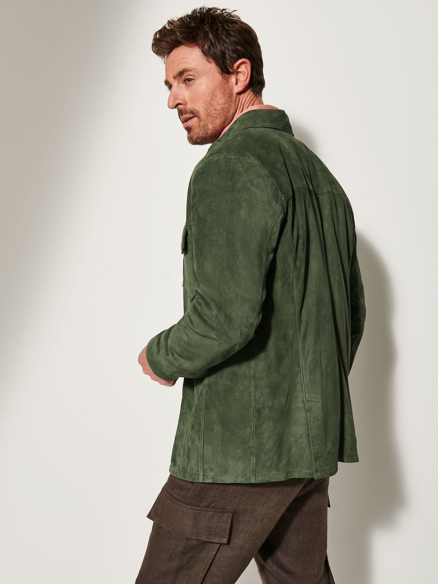 Noah Suede Leather Shirt Jacket - Image 10