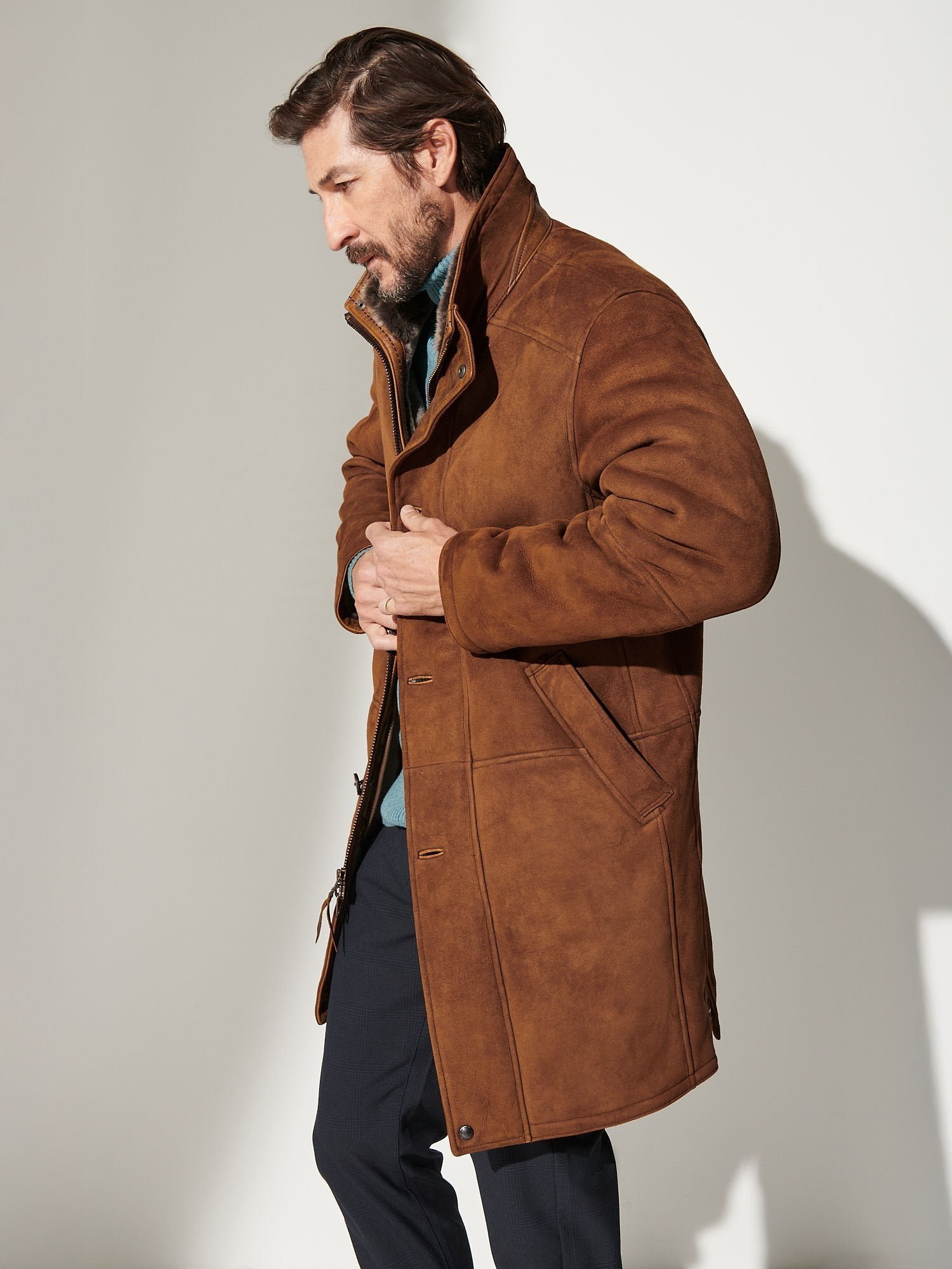 McKinley Cappuccino Sheepskin Coat - Image 5