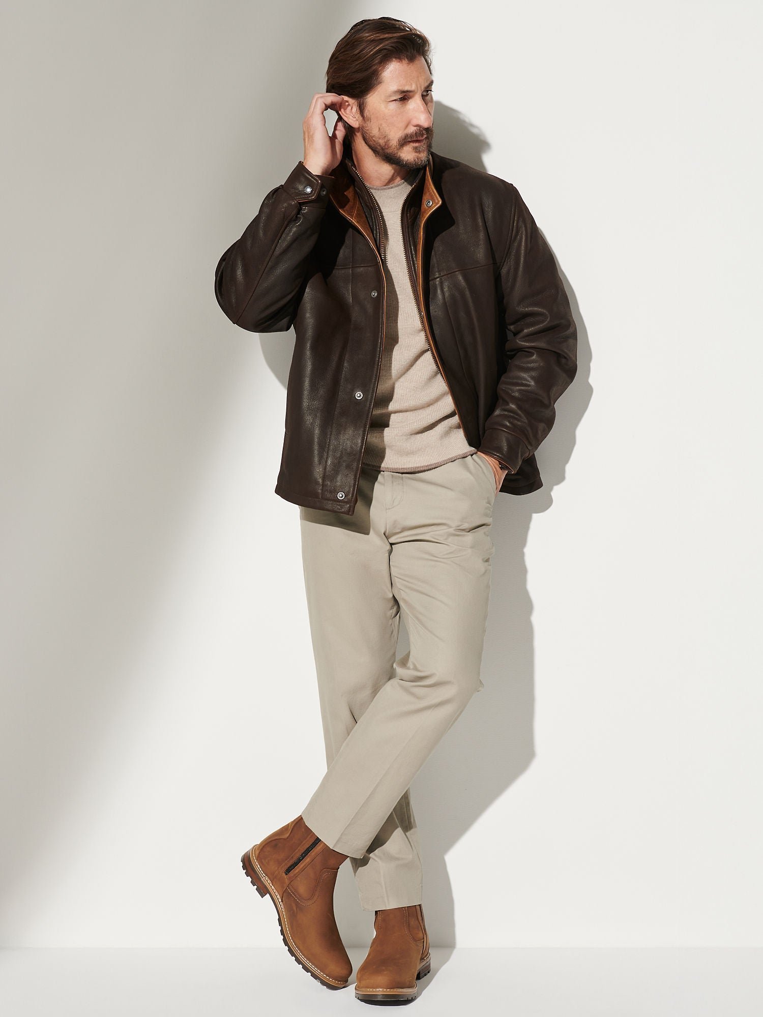 Romano Leather Jacket - Image 5