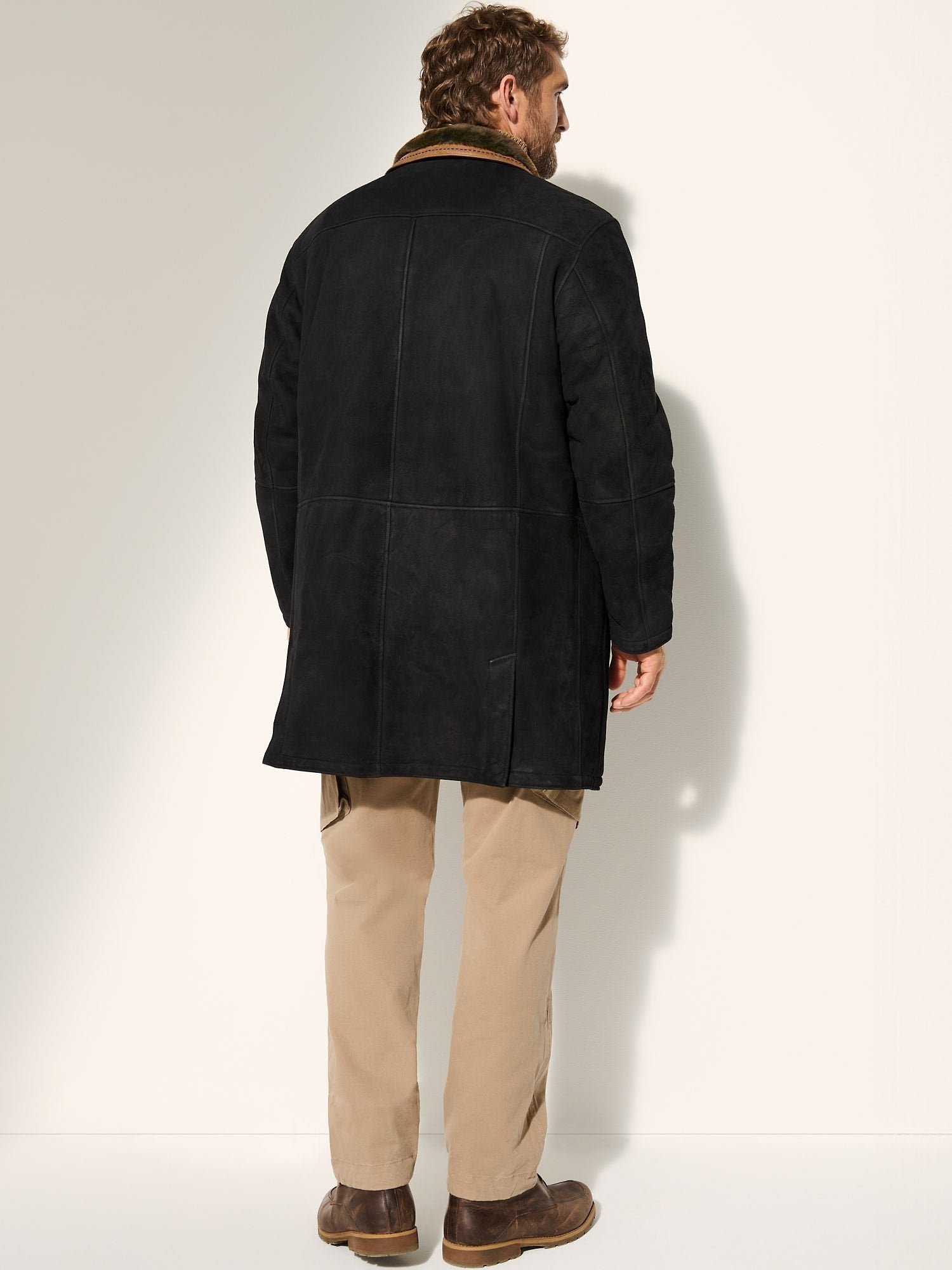 McKinley Black Sheepskin Coat - Image 3