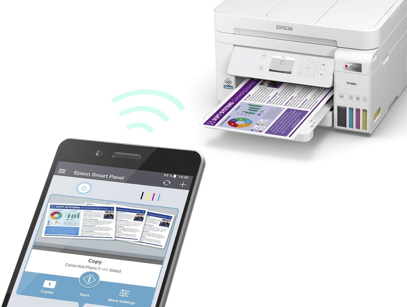 Epson EcoTank-3850 Special Edition All-in-One Printer with Bonus Black Ink - Image 8