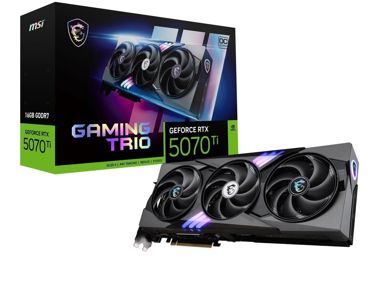 MSI Gaming GeForce RTX 5070 Ti 16GB GDDR7 PCI Express 5.0 Graphics Card RTX 5070 Ti 16G GAMING TRIO OC - Image 13