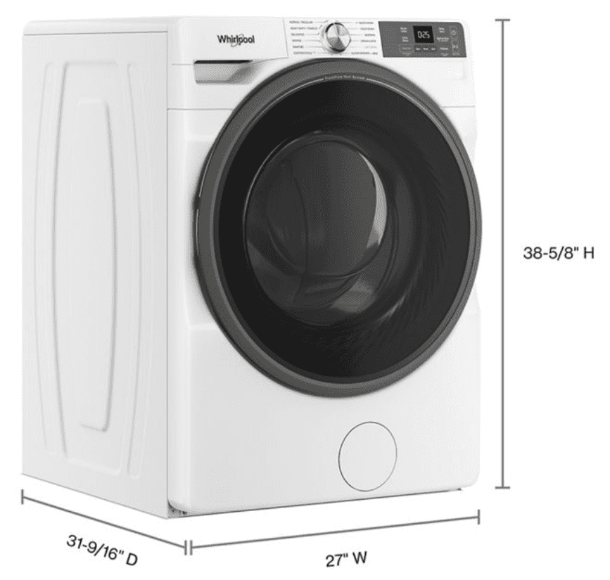 Whirlpool WFW5720RW 4.5 cu. ft. Smart Front Load Washer FreshFlow Vent System - Image 3