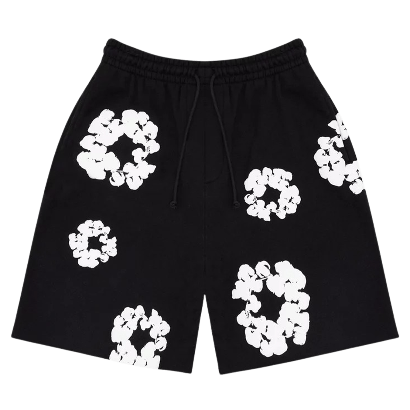 Denim Tears The Cotton Wreath Shorts ‘Black’