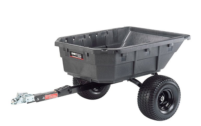Ohio Steel ATV CARTS 12.5 cu. ft. Poly ATV Cart, 1250 lb. capacity w/ swivel dump #4048PS-ATV