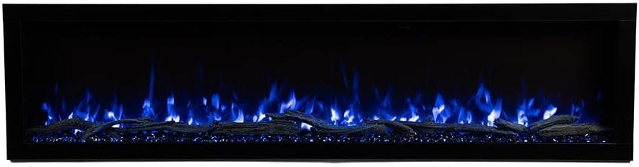 Modern Ember Highmark 60-Inch Smart Linear Electric Fireplace, WiFi & 10-Color Flames - Image 12