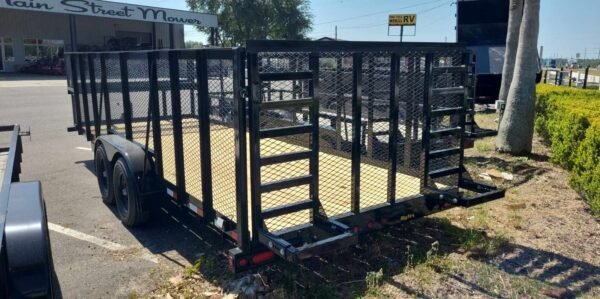 20 Foot Big Tex Landscaping Special Black Equipment Trailer (10LR-20BK-P4) - Image 2