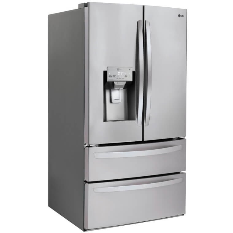 LG 28 Cu. ft. Smart Wi-Fi Enabled French Door Refrigerator, Stainless Steel (LMXS28626S) - Image 3