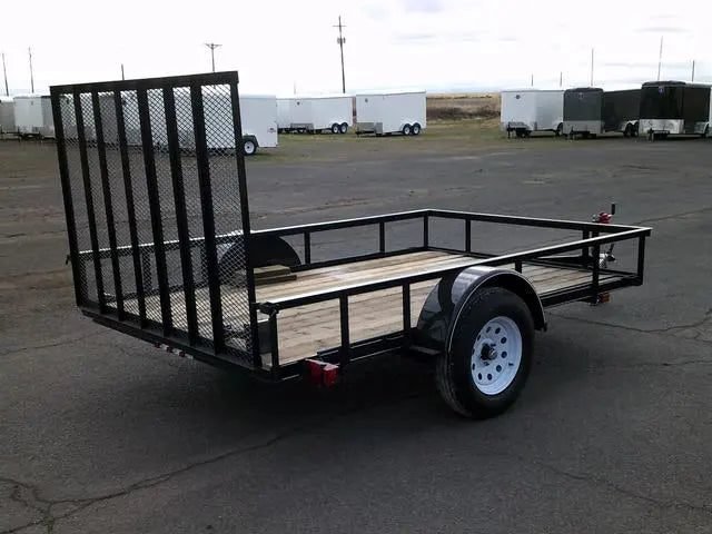 6×10 Single Axle Utility Trailer – Wood Floor & LED Lights - Image 7