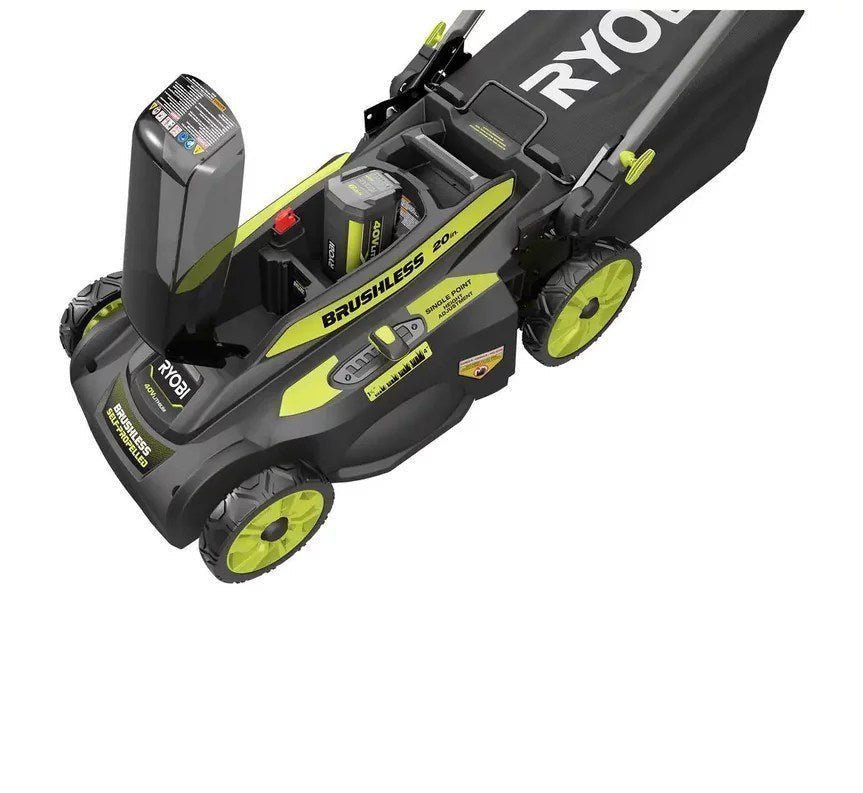 RYOBI 40V Brushless 20 in. Cordless Walk Behind Self-Propelled Lawn Mower with 6.0 Ah Battery & Charger - Image 6