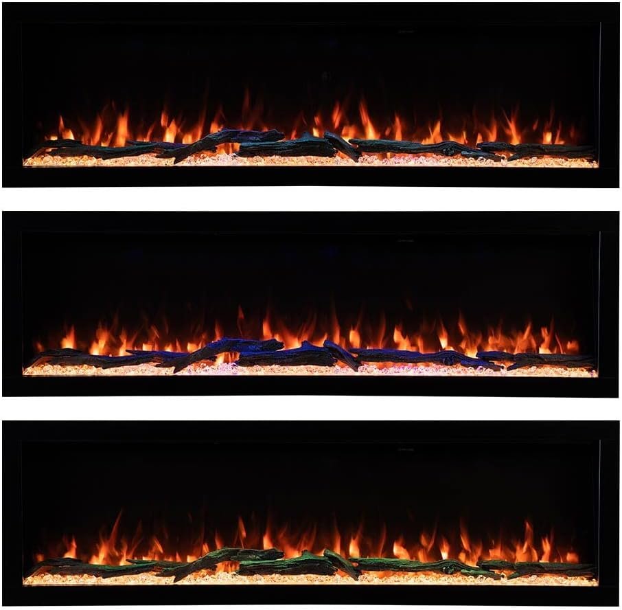 Modern Ember Highmark 60-Inch Smart Linear Electric Fireplace, WiFi & 10-Color Flames - Image 21